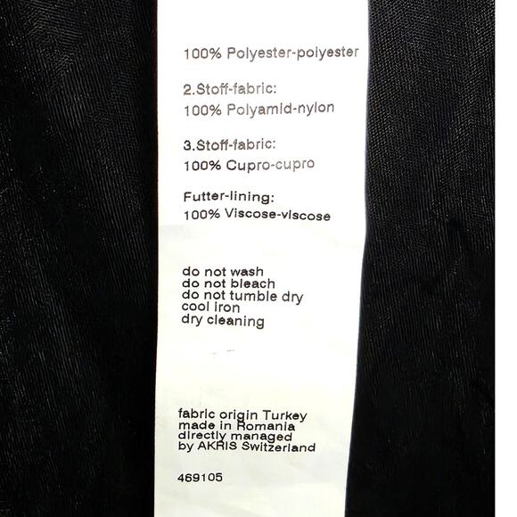 Akris Punto Sashiko Flower Embroidered Lace Tulle Maxi Skirt Black Plus Size 16 - Picture 5 of 16